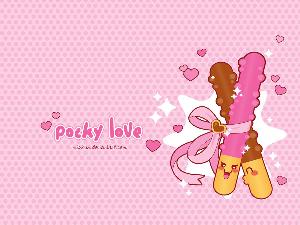 pocky_love_wallpaper_by_milkbun.jpg Valentine Wallpapers
